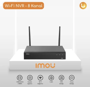Imou NVR1108HS-W-S2 8 Kanal Wi-Fi NVR Kayıt Cihazı